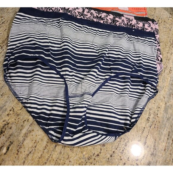 New! Lot of 9 Plus Size 26/28 Lane Bryant Cacique Full Brief Cotton Spandx Panty - Picture 10 of 14